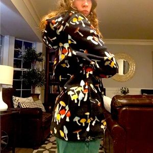 Dravus interstellar black hooded mushroom Fleece